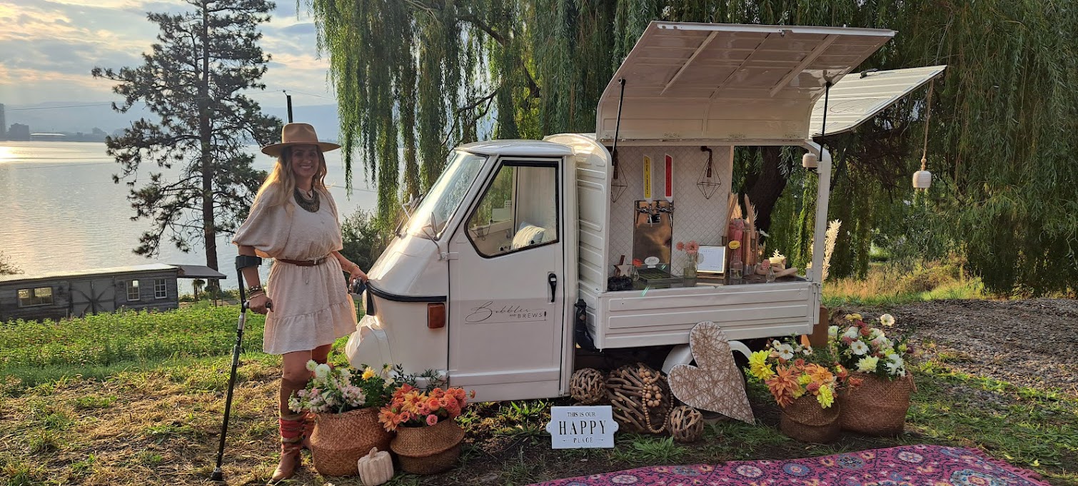The Bubbles & Brews Canada Piaggio Ape